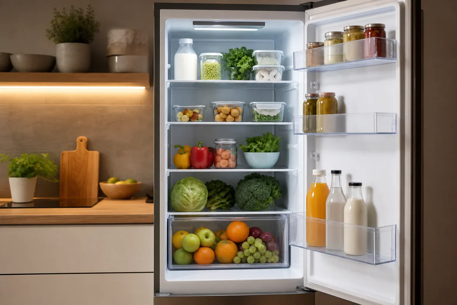11. Kühlschrank in Temperaturzonen einteilen