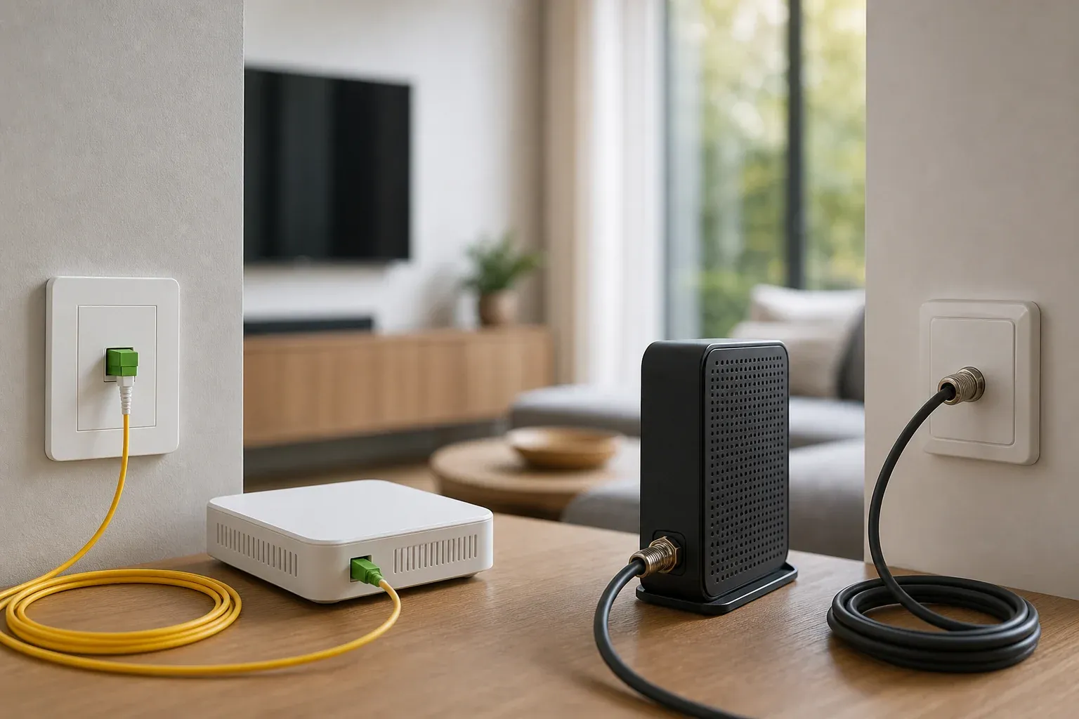 Vergleich Glasfaser und Kabelinternet: Upload- und Download-Geschwindigkeiten im Überblick