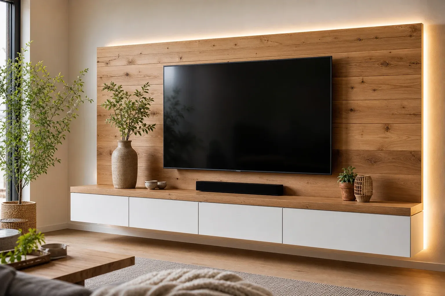 Selber bauen: TV Wand Ideen für DIY-Enthusiasten